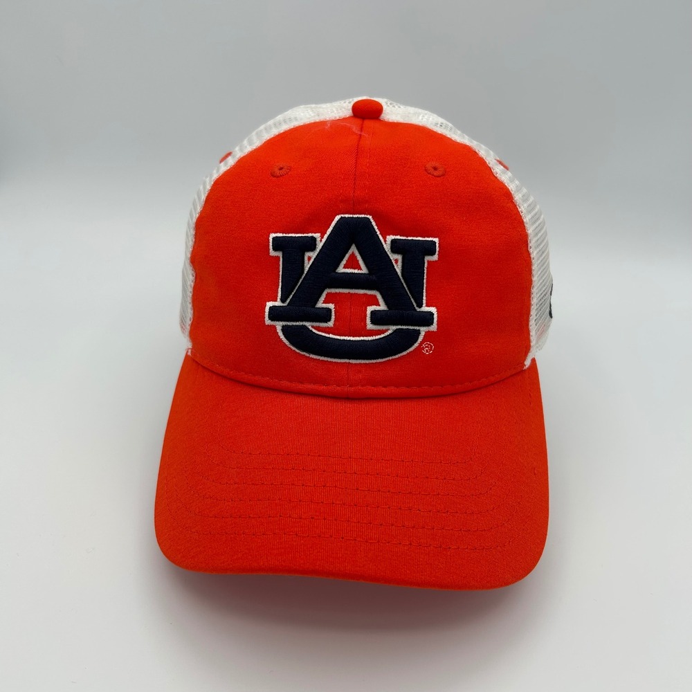 Auburn Tigers Hat Under Armour Trucker Snapback Mens OSFA Orange Retro
